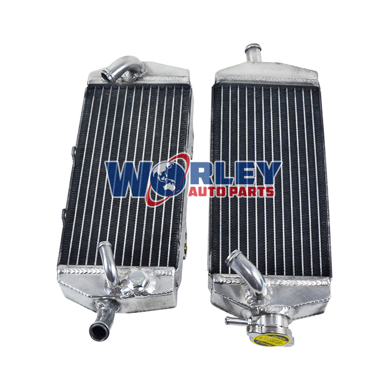 5Worley Aluminum Radiator FOR KTM 450SX 525SX 450/525 MXC/EXC 2003-2007 2004 2005 2006