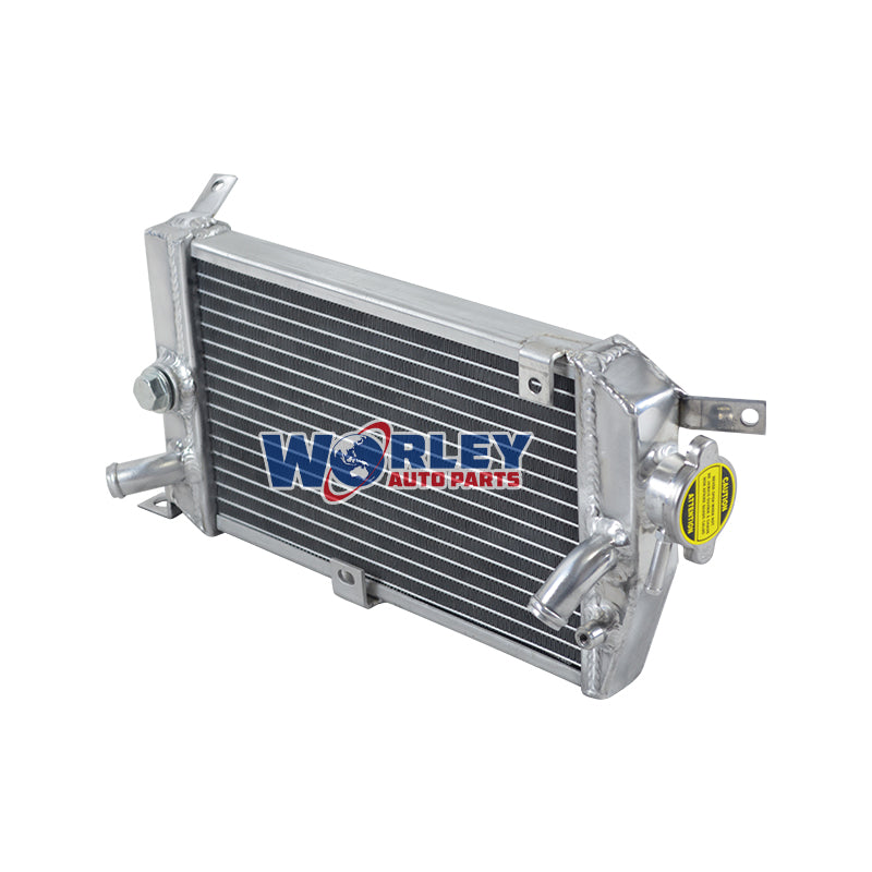 5Worley Aluminum Radiator For Kawasaki KLR 650 KLR650 Camo KL650E 2015- 2018 2016 2017