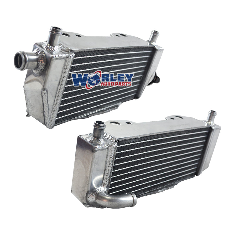 5Worley Aluminum Radiator For Kawasaki KX 250/KX250 2-stroke 2005-2007 2006