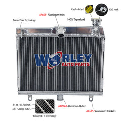 5Worley Aluminum  Radiator For Suzuki RG400 RG500 RG 400 500