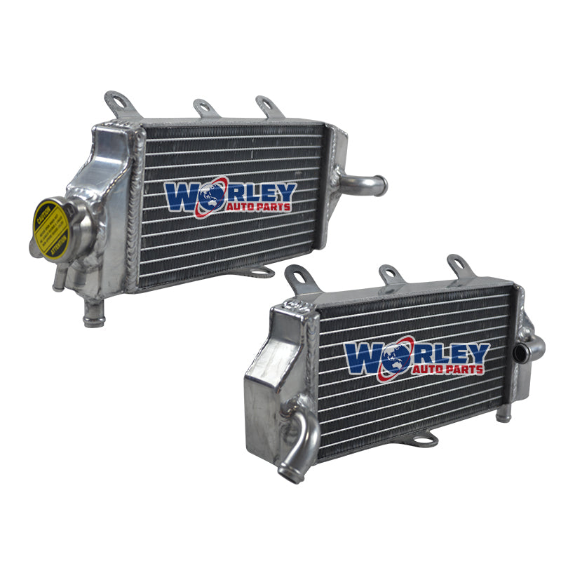 5Worley Aluminum Radiator For YAMAHA YZF250 YZ250F YZ 250F 2010 2011 2012 2013 
