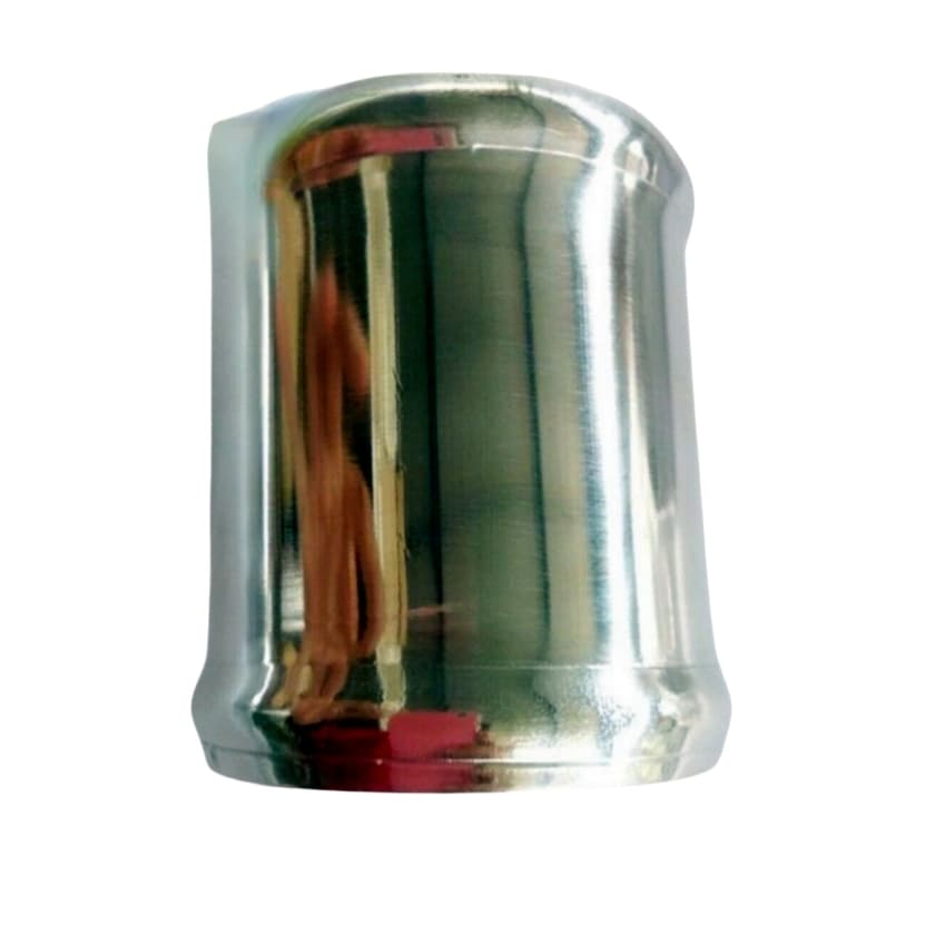 Worley 2pcs 64mm 2.5"Aluminum Hose Adapter Tube Joiner Pipe Coupler Connector L76mm