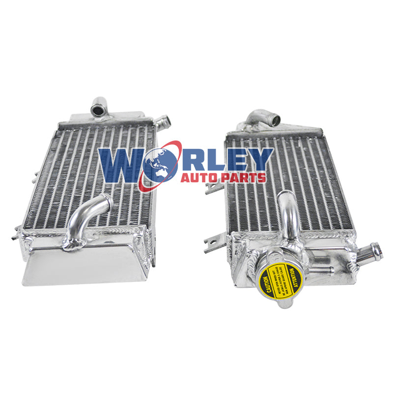 Worley CUSTOM Aluminum Radiator For HONDA CR500AF Frame CRF450R 2005-2008 W/CR500 engine