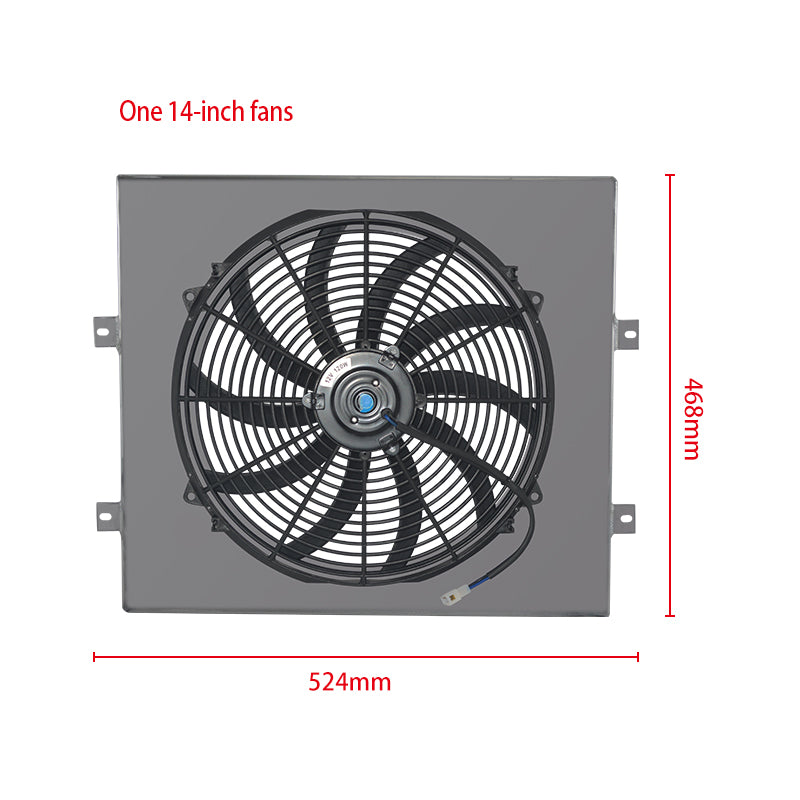Worley Aluminum Radiator Fan Shroud Kit Fits TOYOTA HILUX LN106 LN111 diesel 1988-1997 92 93 AT/MT