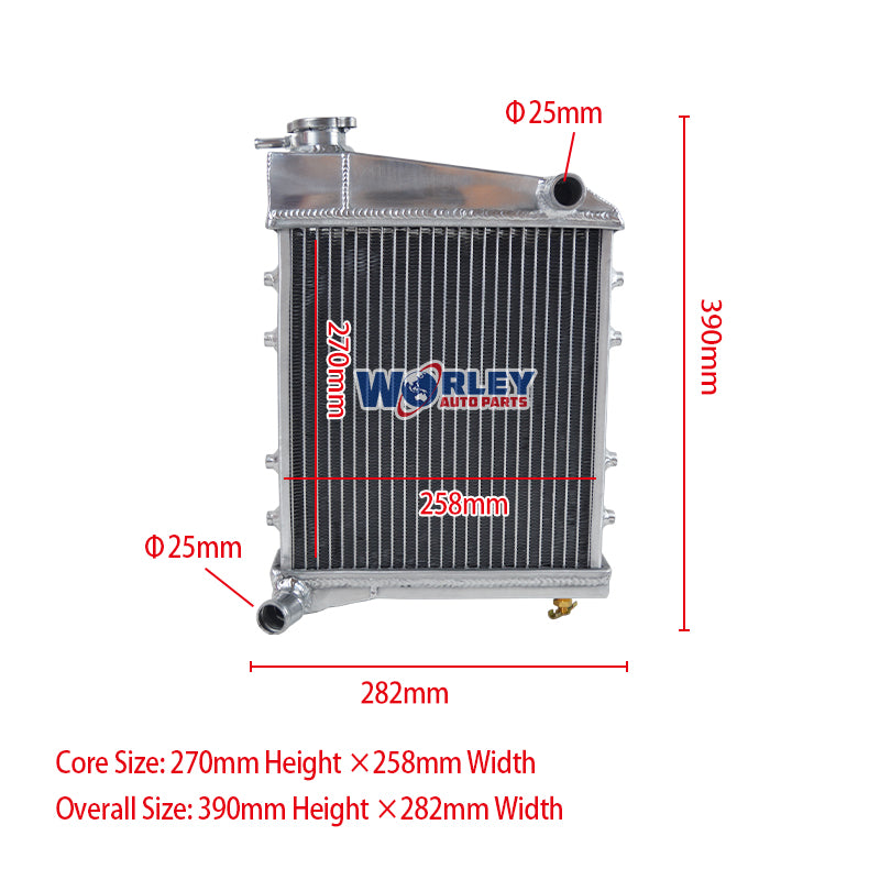 Wolrey Aluminum Radiator Fits  AUSTIN ROVER MINI COOPER MORRIS ALL MODELS 1967-1991 1968 1969 1970 1971