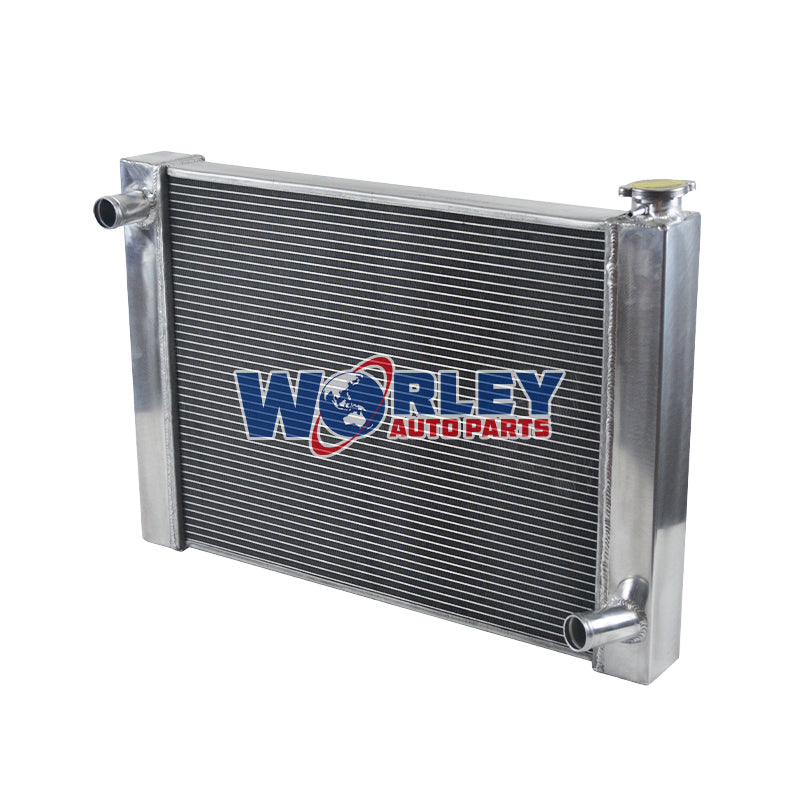 4Wolrey Aluminum Radiator Fits Chevy GM SBC BBC Universal 23"x19"
