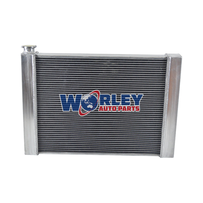 2Wolrey Aluminum Radiator Fits Chevy GM SBC BBC Universal 23"x19"