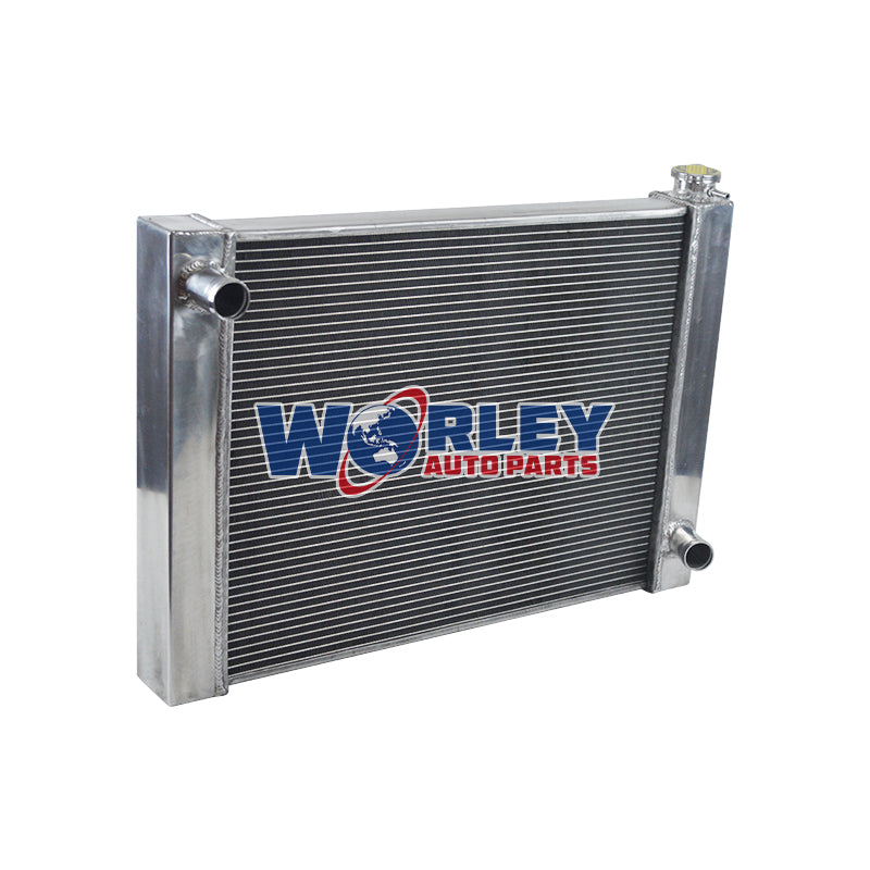 3Wolrey Aluminum Radiator Fits Chevy GM SBC BBC Universal 23"x19"