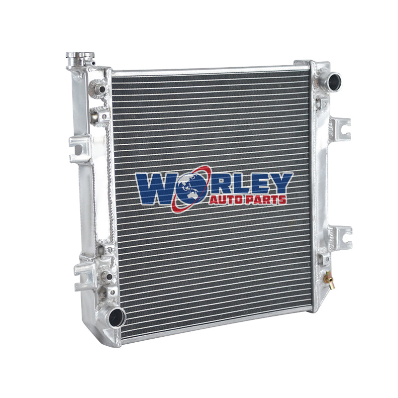 2Wolrey Aluminum Radiator Fit NISSAN Forklift Auto Manual *400 X 438 Core