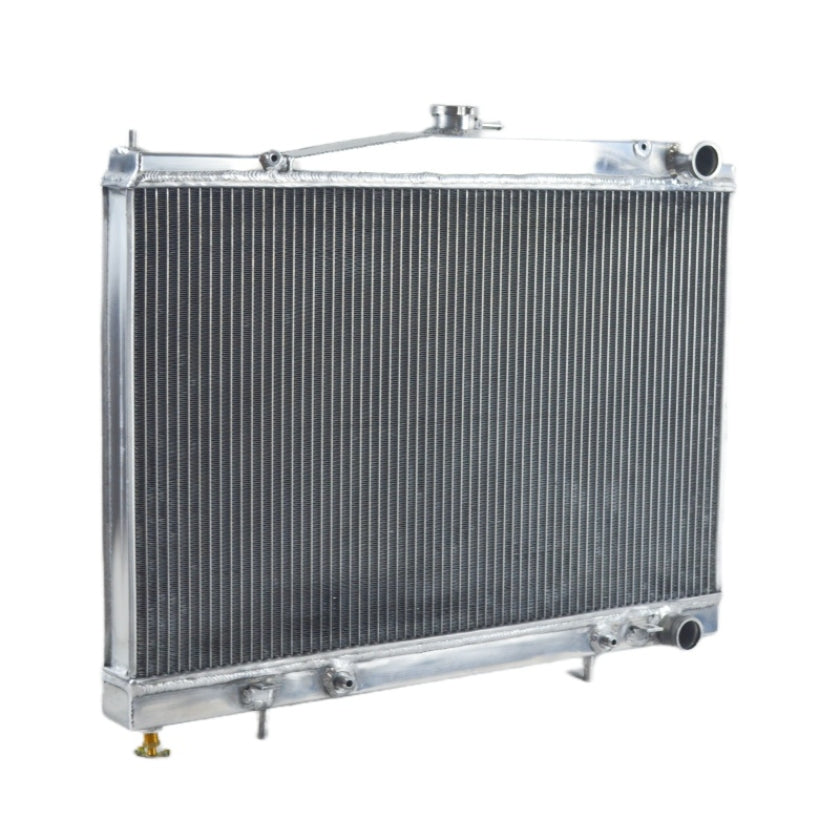 Wolrey Aluminum Radiator For 1993-2006 Nissan Skyline Pintara R33 R34 GT GTT GTR Stagea 2.5L 6cyl AT/MT 3Row