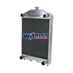 2Wolrey Aluminum Radiator Fit Ford 2N/8N/9N Tractor W/flathead V8 Engine