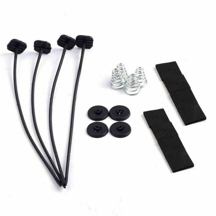 Worley Universal Electric Radiator Fan Tie Strap Mounting Kit Zip Ties Straps Tabs Spring