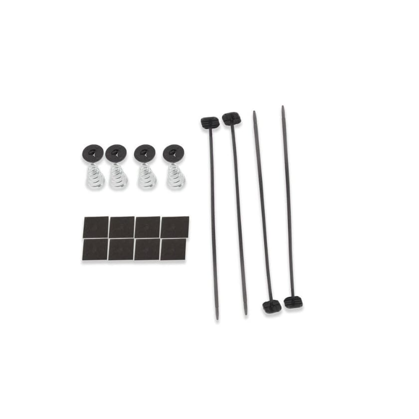 Worley Universal Electric Radiator Fan Tie Strap Mounting Kit Zip Ties Straps Tabs Spring