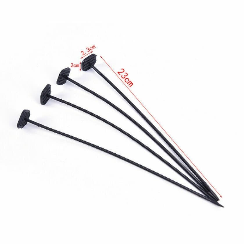 Worley Universal Electric Radiator Fan Tie Strap Mounting Kit Zip Ties Straps Tabs Spring