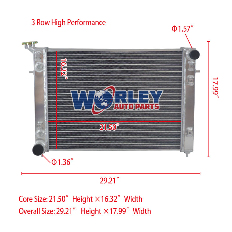 Wolrey Aluminum Radiator Fits HOLDEN Commodore VN VG VP VR VS V6 3.8L 6CYL AT/MT