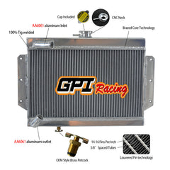 Wolrey Aluminum Radiator Fits  MGB GT/ROADSTER TOP-FILL 1968-1975 1969 1970 1971 1972 1973 1974