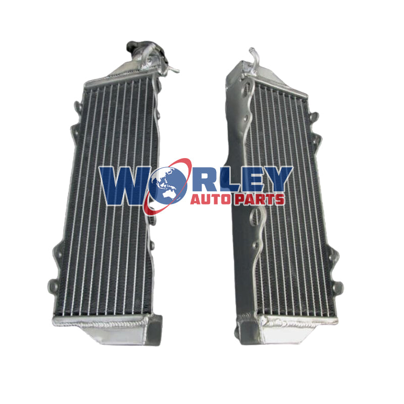 Worley Aluminum Radiator For HUSQVARNA WR/CR 125/250/300/360 2000-2010 2001 2002 2003 2004 2005 2006 2007 2008 2009
