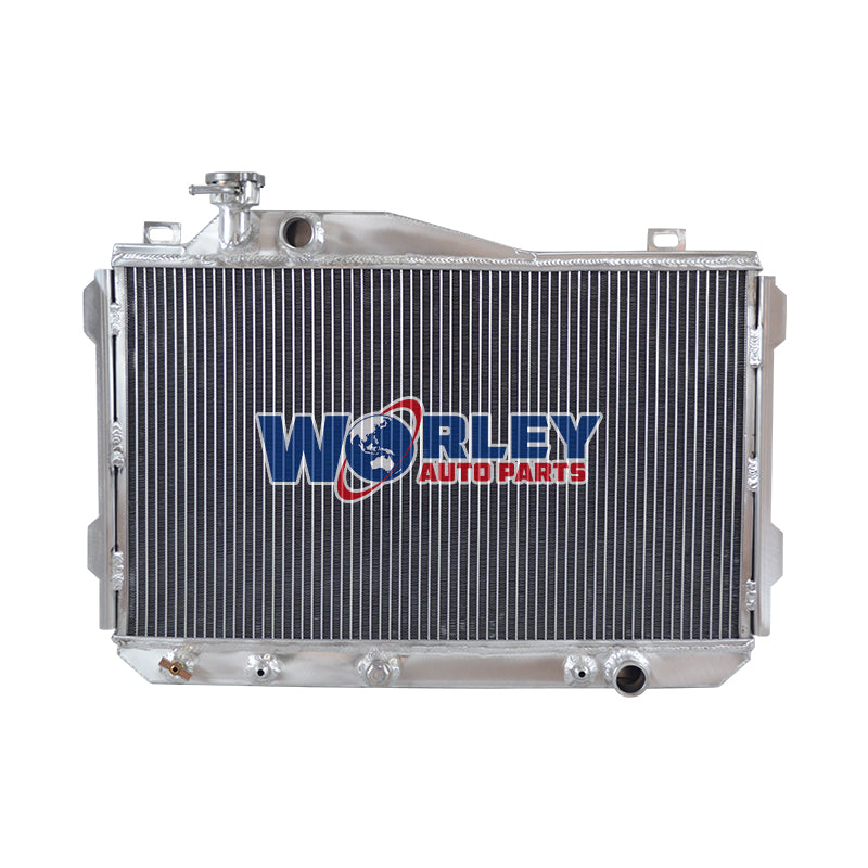 3Wolrey Aluminum Radiator Fit 1981-1986 Toyota Celica Supra 2.8L L6 AT 1982 1983 1984 1985