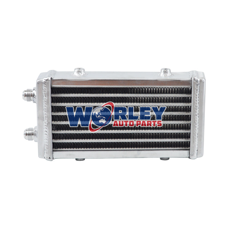 Wolrey Small Overall:315 x 160 x 55mm Bar and Plate Dual Pass Oil Cooler Universal