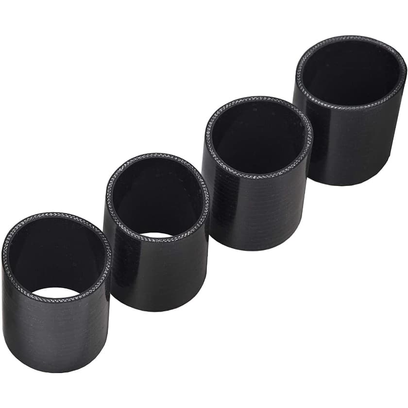 Worley 3" Inch 76mm Aluminum Universal Intercooler Turbo Piping Pipe Kit + Black hose