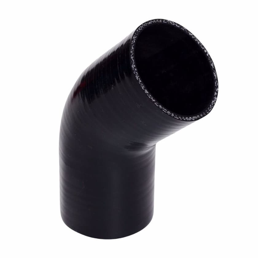Worley 4" inch 102 mm Universal Silicone Intercooler Hose 45 Degree ElbowTurbo Coupler Pipe