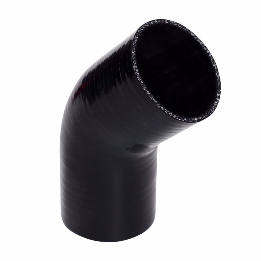 Worley 4" inch 102 mm Universal Silicone Intercooler Hose 45 Degree ElbowTurbo Coupler Pipe