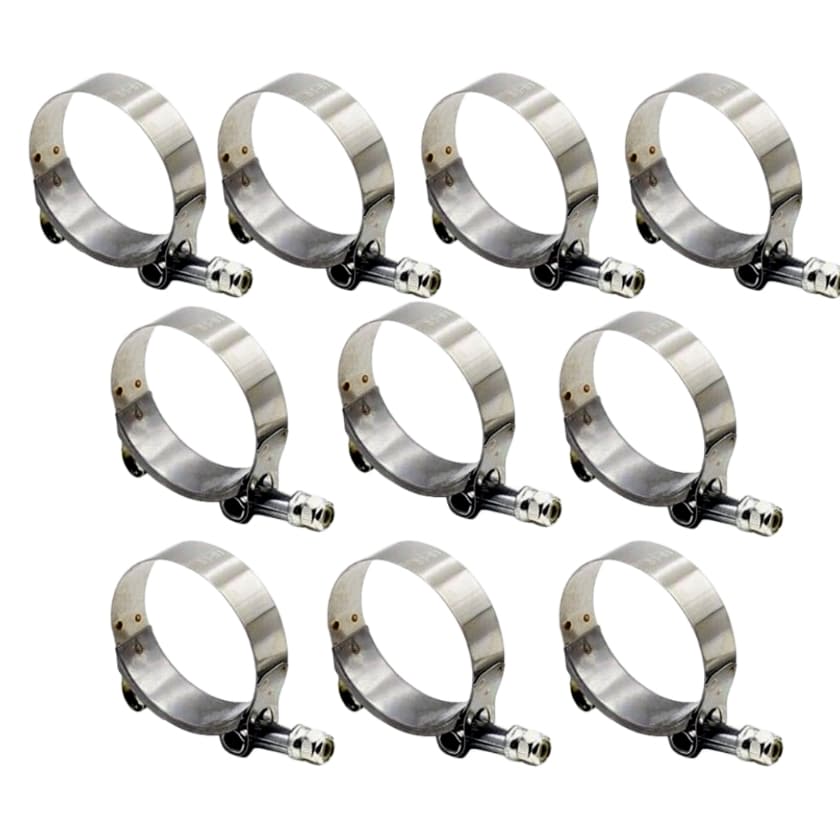 Worley Stainless Steel T-Bolt Silicone Hose Clamp 2.5" Inch / 64 mm ID (67-74mm)