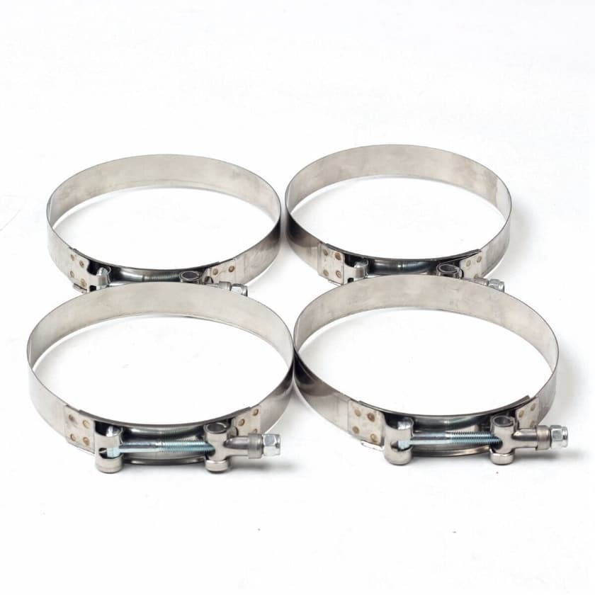 Worley Stainless Steel T-Bolt Silicone Hose Clamp 3.15" Inch / 80 mm ID (83-91 mm)
