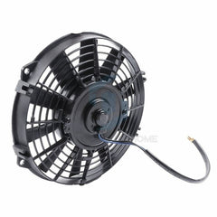 Worley Universal 1/2 PCS Curved Blade Electric Fan 14" inch 12V Volt with Mounting Fan Kit