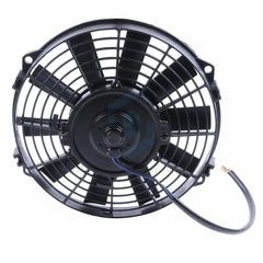 Worley Universal 1/2 PCS Curved Blade Electric Fan 14" inch 12V Volt with Mounting Fan Kit
