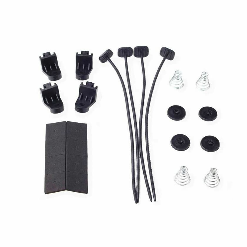 Worley Universal Slim Electric Fan 14" inch 12V Volt with Mounting Fan Kit