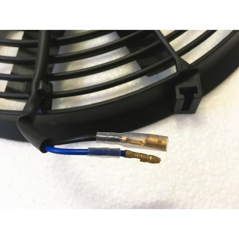 Worley Universal 1/2 PCS Curved Blade Electric Fan 14" inch 12V Volt with Mounting Fan Kit