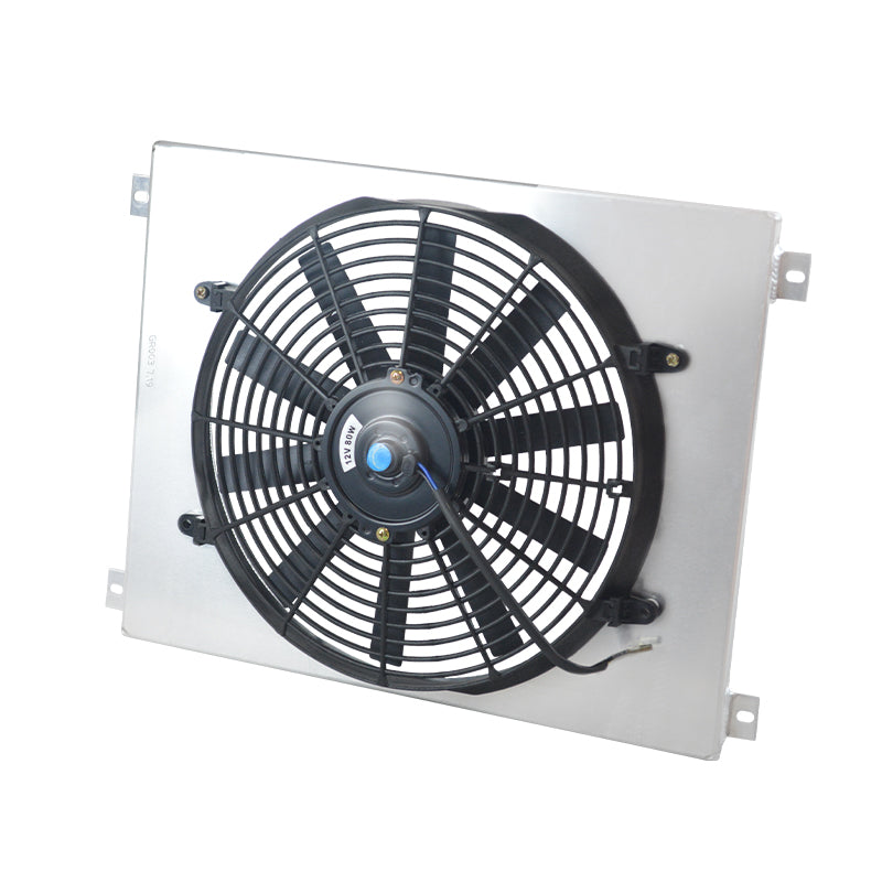 Worley Aluminum Radiator Fan Shroud Kit Fits Aluminum Shroud + Fan for Ford Fairlane 1963-1969 / Ford Mustang 1967-1969 