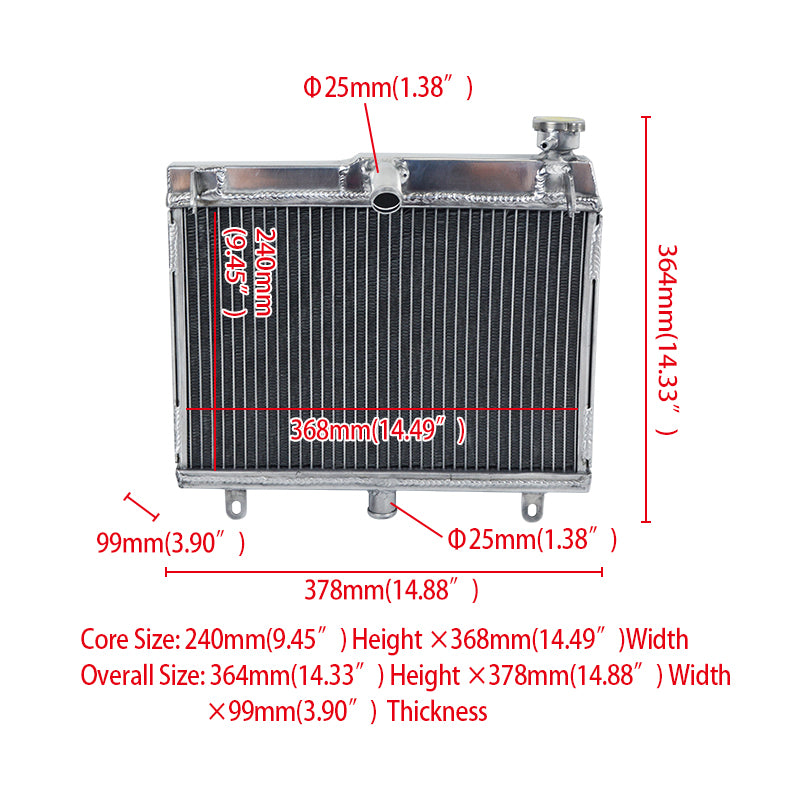Worley Aluminum  Radiator For Suzuki RG400 RG500 RG 400 500