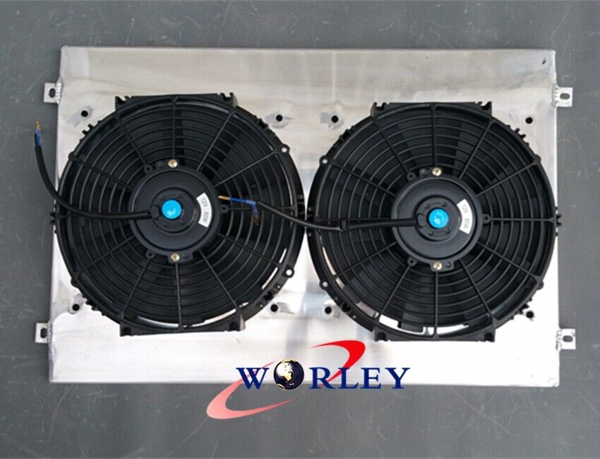 Worley Aluminum Radiator Shroud+FAN For Holden Kingswood H Series HD HK HT HG HZ 6cy 1966-1980 3.3L  202 1967 1968 1969