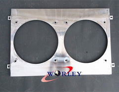Worley Aluminum Radiator Shroud+FAN For Holden Kingswood H Series HD HK HT HG HZ 6cy 1966-1980 3.3L  202