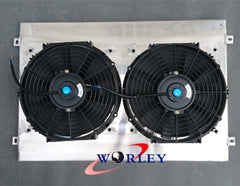 Worley Aluminum Radiator Shroud+FAN For Holden Kingswood H Series HD HK HT HG HZ 6cy 1966-1980 3.3L  