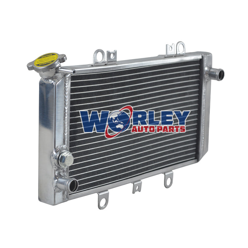 Worley Aluminum Radiator For Yamaha ATV Quad Grizzly 660/YFM660F/2002-2008 YFM66F 4x4