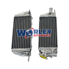 Worley Aluminum Alloy Radiator FOR Kawasaki KX250 KX-250 KX 250 2-stroke 1984 84